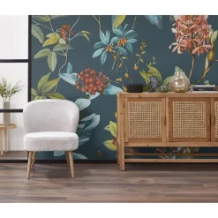 Behang Isa Blauw