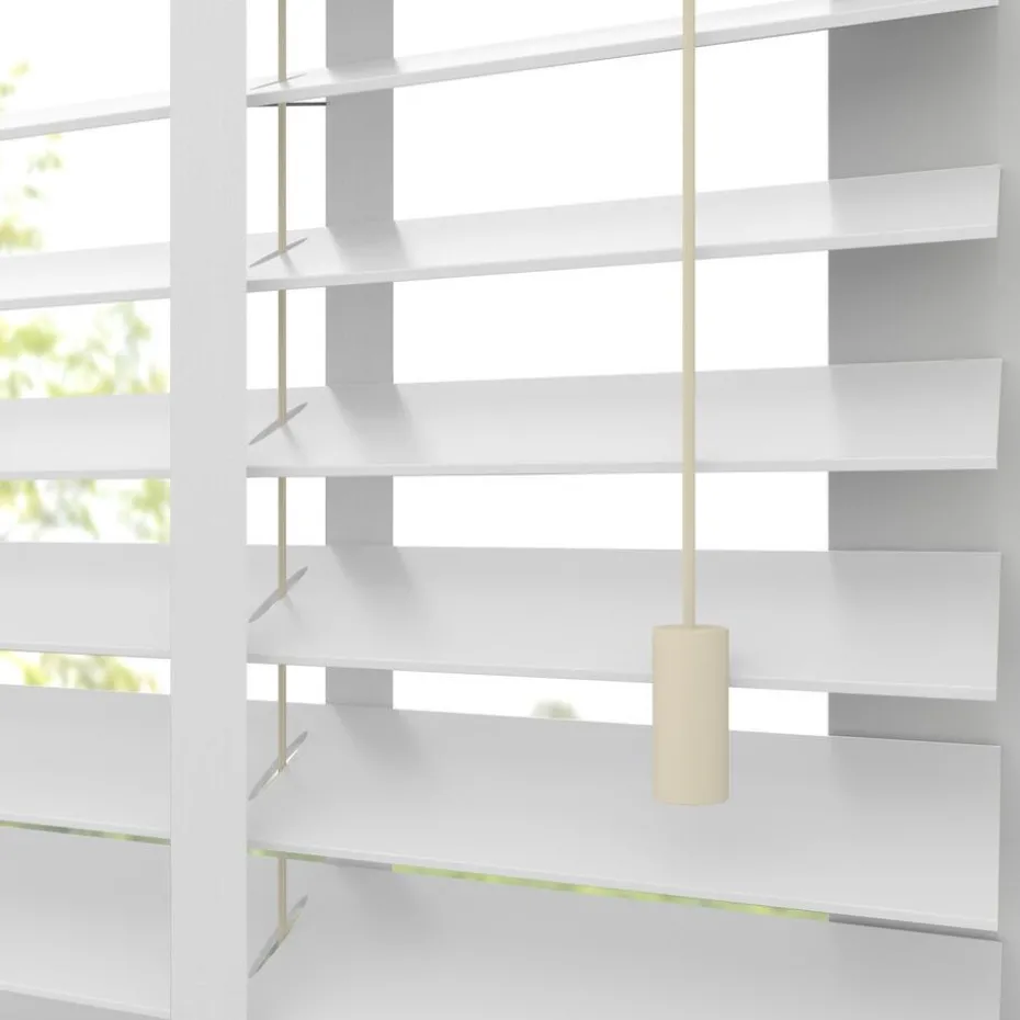 Fenstr Houten Jaloezie Hein Wit 50mm
