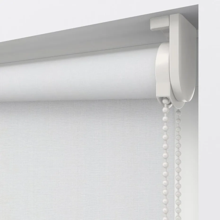 Fenstr Rolgordijn Jara Wit Lichtdoorlatend