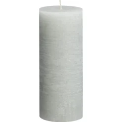 Kaars Rustiek Lichtgroen 7x11 Cm