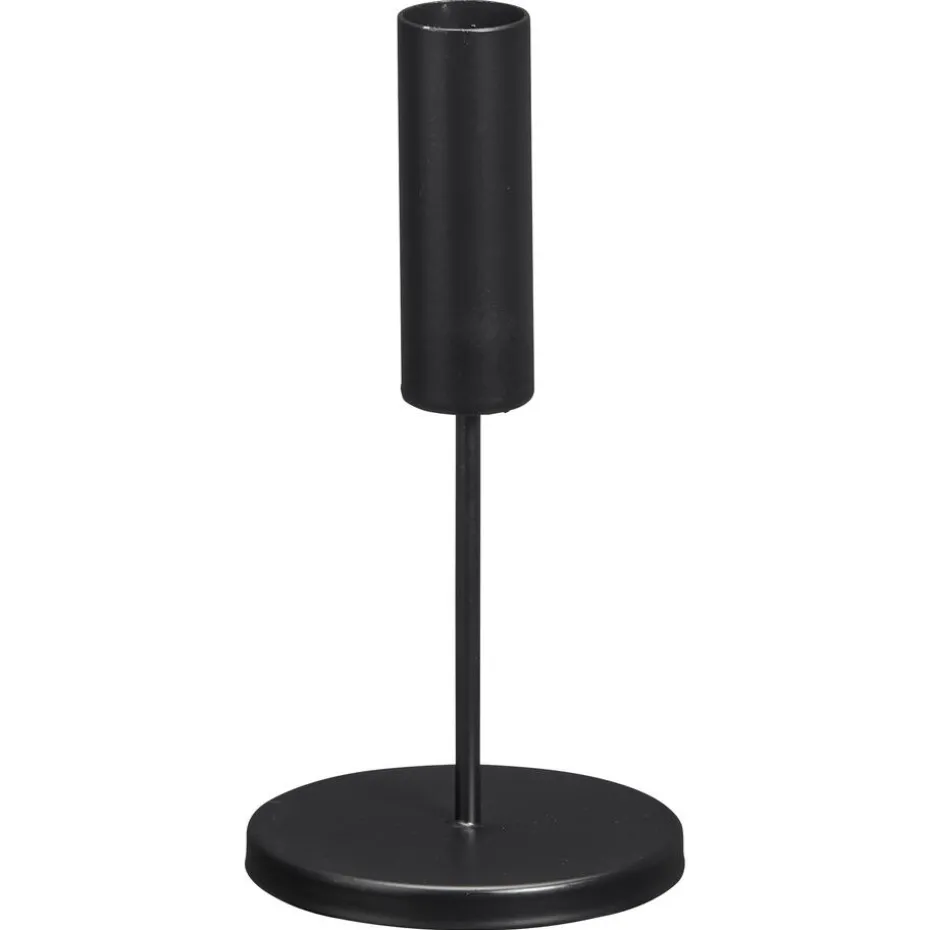 Kandelaar Reims Zwart 17 Cm