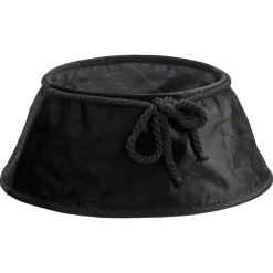 Kerstboomrok Velours Zwart