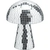 Object Paddenstoel Disco Zilver - 15x15x18 Cm