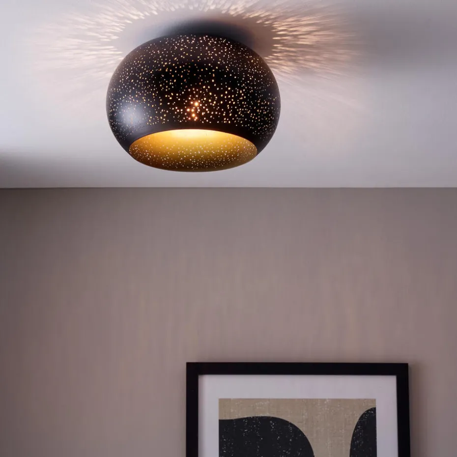Plafondlamp Gemino Zwart