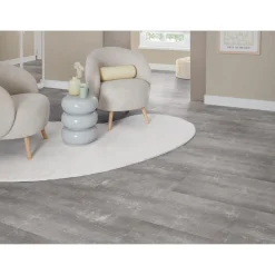 Plak PVC Riverton Grijs Tegel XL Plank