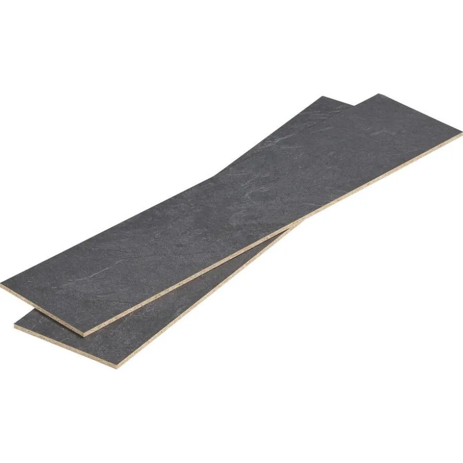 Stootbord Concrete Antraciet 2st - 90cm