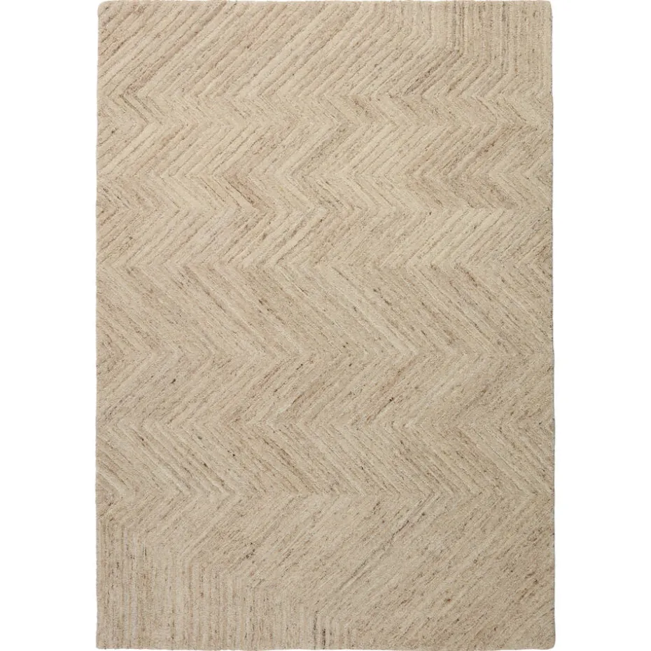 Vloerkleed Zigzag Zand 190x280 Cm