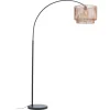 Vloerlamp Cilen Zwart Bruin